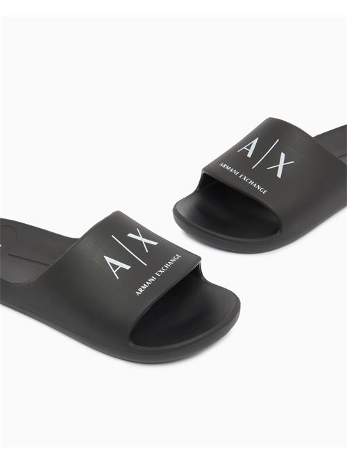 Ciabatte slides con logo ARMANI EXCHANGE | XM002744AF23456/MC011